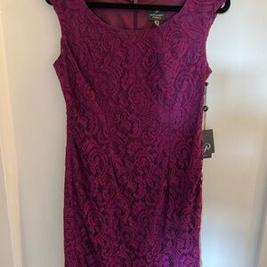 NWT Adrianna Papell Lace Sheath Dress